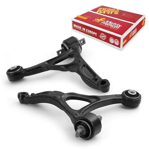 Metrix Premium Chassis Parts - Front Left & Right Lower Control Arm Kit Fits 2003-2014 Volvo XC90, Replacement RK640447, RK640446, Made in Europe