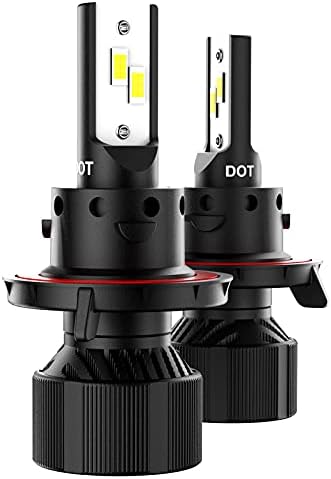 GOLDSRAY H13/9008 LED Headlight Bulbs - DOT Approved - 70W 14000LM High/Low Beam,Fog Light Bulb Conversion Kit - 6500K Cool White - 360 Degree,IP65 Waterproof,Pack of 2