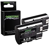 PATONA 2X Premium BP-511 Akku 1600mAh Ersatzakku kompatibel mit Canon PowerShot G1 G2 G3 G5 G6 Pro 90 90is Pro1 EOS 5D 10D 20D 20Da 30D 40D 50D 300D 300V D60 Battery Pack BP511 BP 511