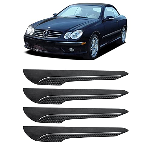Image of AOSIS-Car Bumper Protector /Bumper Guard for MercedesBenz CLK with Single Chrome Stripe (4-Pcs)