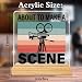 Director Gifts for Men Women, Christmas Birthday Funny Gifts for Film Director Film Enthusiast Movie Maker, About to Make a Scene Acrylic Plaque Sign Home Office Desk Decor