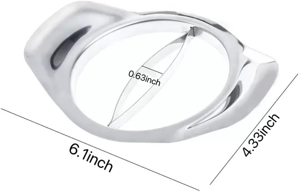 Creative Mango Cutting Tool - Fruit Splitter, Mango Peeler, Pitter, Stainless Steel Slicer & Skin Remover