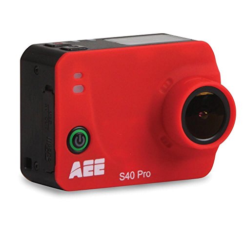AEE S40 Pro 1080p Action Camera 16MP Photo Capture- Red