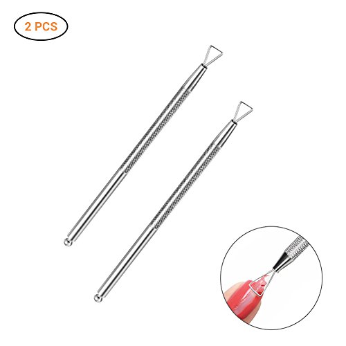 Surenhap 2 Piezas Herramientas Manicura Acero Inoxidable