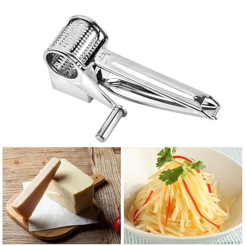Rallador Giratorio de Acero Inoxidable para Queso y Chocolate miniatura 5