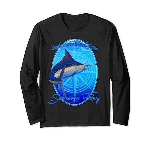 Pesca en agua salada South Padre Island, Texas Offshore Fish Manga Larga