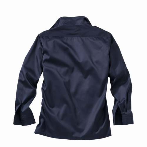 Surplus Uomini US camicia manica lunga Navy