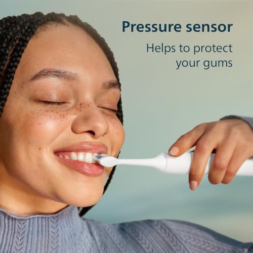 Philips Sonicare 4200 Rechargeable Electric Toothbrush, 1 Brush Head, White