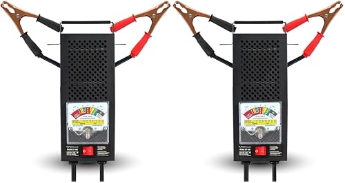 Image of Schumacher ElectricCar Battery Load Tester and Voltmeter for Batteries Upto 1000 Cranking Amps,ChargingSystemDiagnosis for 6V /12V PowerSport,Automotive and MarineBatteries,Analog /BT-100 (Pack of 2)