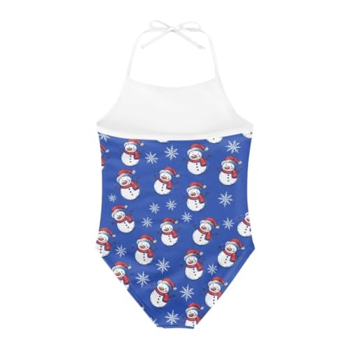 Image of Cute Christmas One-Piece Swimsuits Beach Swimwear Bathing Suit for 3-10 Years Girls