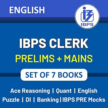 Latest IBPS Clerk 2024 Books Kit for (Prelims + Mains) (English Edition) by Adda247