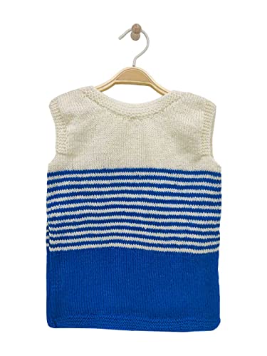 Image of Handmade Winter Wear Kids Woolen Sleeveless Sweater Boys and Girls