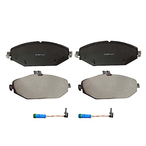Image of Detroit Axle - Front Brake Pads for 2015-2021 Mercedes-Benz C300