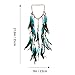 Minkissy Diadema de Plumas Indias Verdes Sombreros de Boda Bohemio Boho Hippie...