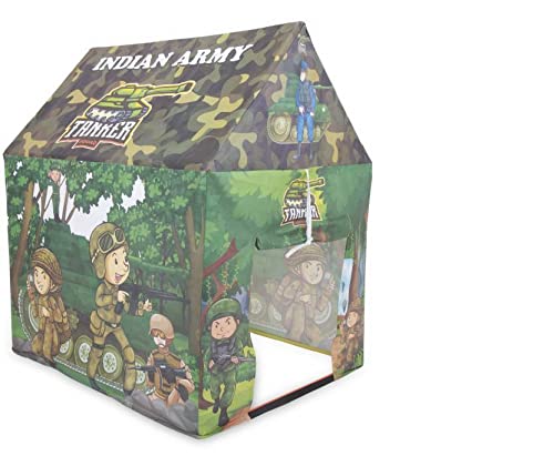 Maanit Printed Jumbo Size Light Weight & Waterproof theme theme tent house for Kids - Upto 10 Years (Army Print) Army multi color Army Print (B09MKCWRXP) Amazon Price History, Amazon Price Tracker