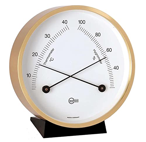 Barigo 916 Home Thermomètre hygromètre en laiton 25 mm x 85 mm Cover
