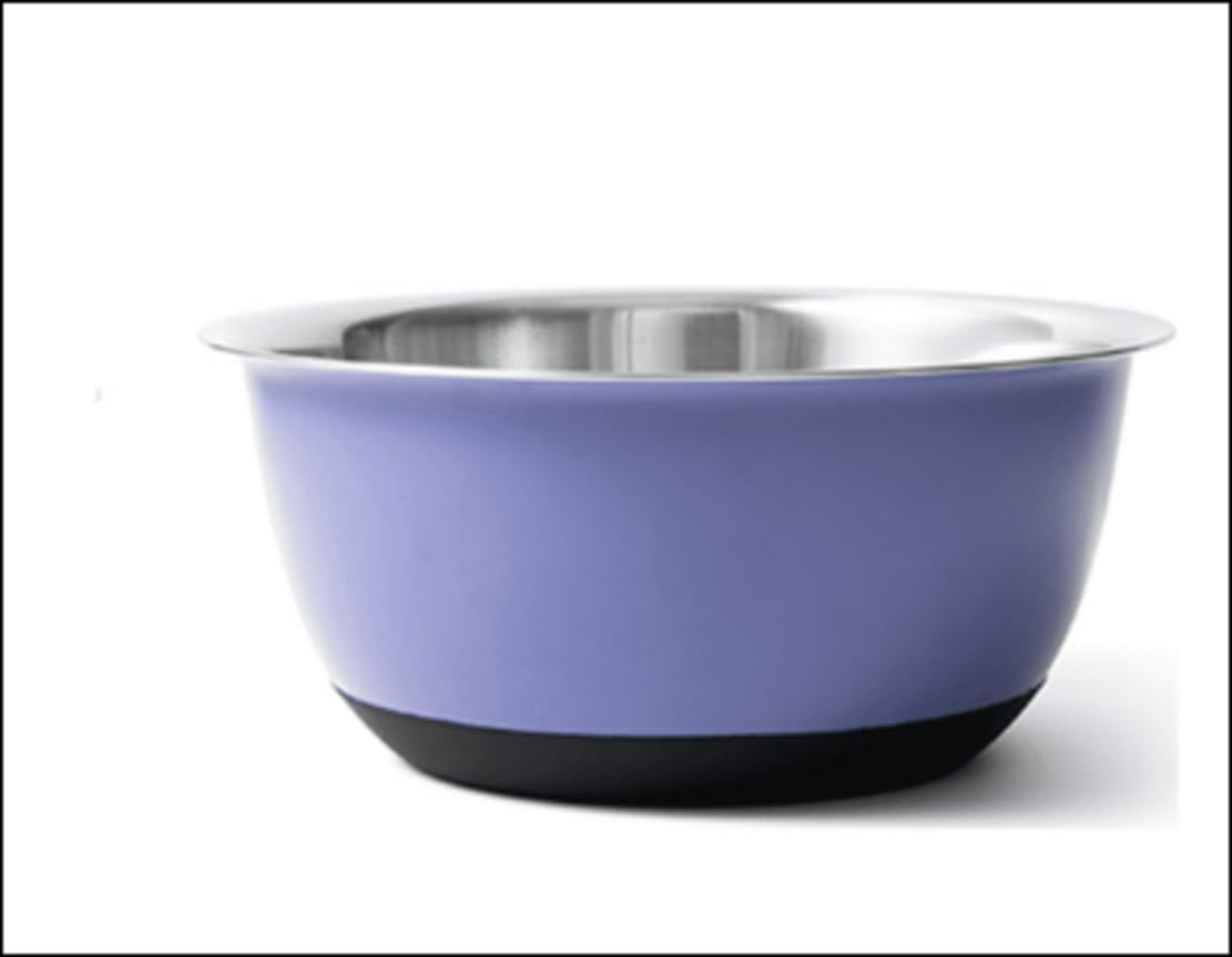 Stainless Steel Mixing Bowl, 1-Piece – Purple (6.25 Qt)