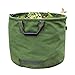 Produktbild WHT 125L Gartenabfallsäcke für Schwere Aufgaben mit Griffen, Grüne Laubsack mit Militärischem Segeltuchgewebe (H45.7 cm, D55.8 cm)
