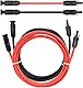GLIESE Solarkabel 6mm²Kabel Solar Verlängerungskabel mit Solarpanel Buchse und Stecker,Rot+Schwarz Solar Kabel Für Solarpanel Kabel (6mm² x 10m)