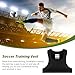 MOUNTTU Soccer Training Equipment, Spandex Soccer Training Trackers Vest with GPS, Breathable Flexible Fit Trackers for Men Women Football Size L Equipment