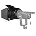 Aputure Fresnel 2X Lens Mount with Barn Door Honeycomb Grid and 4 Color Filters for Aputure 120D Mark 2 Aputure 300D Aputure 120D and Other Bowen-S Mount Continuous Lights