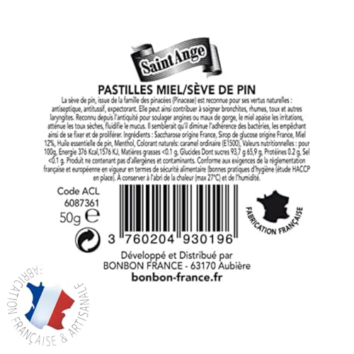 Pastilles Saint-Ange au miel et sève de pin pour vos pauses fraîcheur au bureau