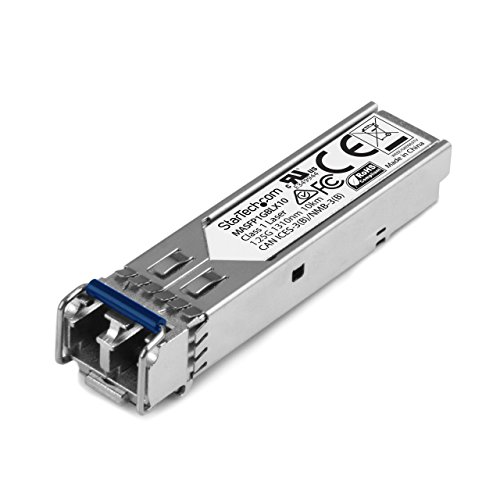 StarTech.com Cisco Meraki Compatible SFP Module - 1000BASE-LX - 1GbE Single Mode Fiber SMF Optic Transceiver - 1GE Gigabit Ethernet LC 10km - 1310nm Cisco Meraki MS225, MX400, MS250 (MASFP1GBLX10)