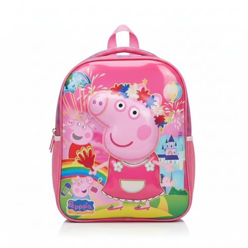 Stylbase School Bag For Boys And Girls Cartoon Printed Waterproof Backpack Bag Ideal For Small Kids Bag UKG Nursery 1st Class Girls School Bags 5-7 years 14 Inch