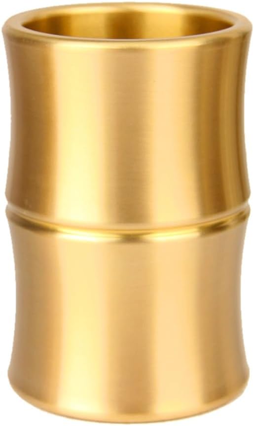 Solid Copper Pen Holder with Retro Ballpoint Pen Holder for Desktop Storage and Decoration of Office Pen Holders(7.8 * 12cm)