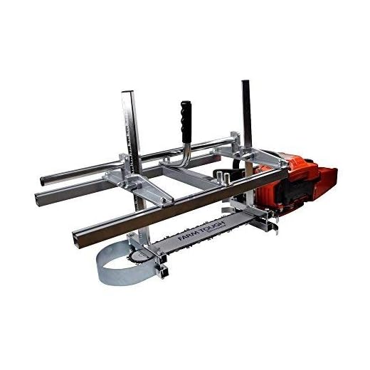 Zchoutrade Portable Chainsaw Mill 14-36 Inch Portable Aluminum Steel Mig Welding Saw Mill 36 Inch Planking Lumber Cutting Bar