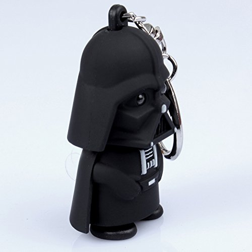 Star Wars Darth Vader Keychain With Led Flashlight & Sound #TOP2