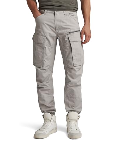 G-Star Raw Men's Rovic Zip 3D Tapered Pants, Grey Alloy D02190-d213-g276, 28W x 30L
