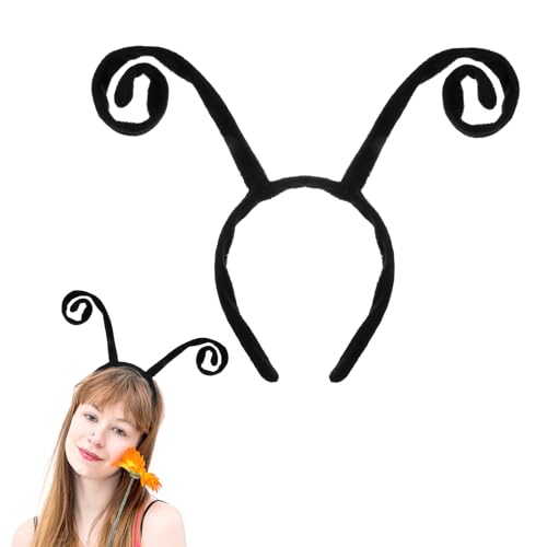 1 diadema con sensor de mariposa, diadema ajustable de abejas, diadema de escarabajo, diadema para el pelo, antenas de escarabajo, disfraz para adultos y niños, accesorios de disfraz de Halloween