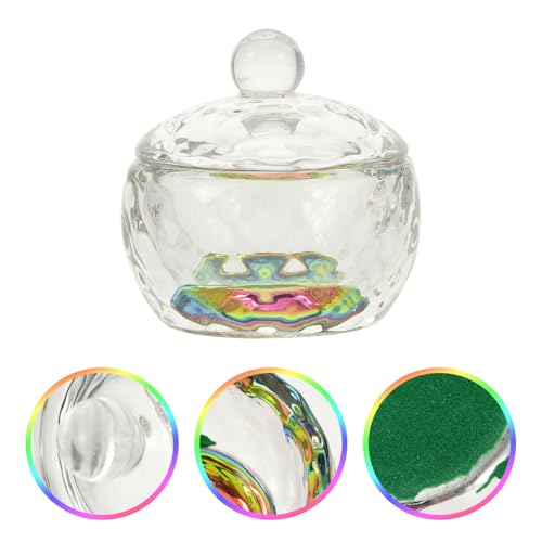 FOMIYES 2pcs Copas de Cristal de Colores para Arte de Uñas miniatura 7