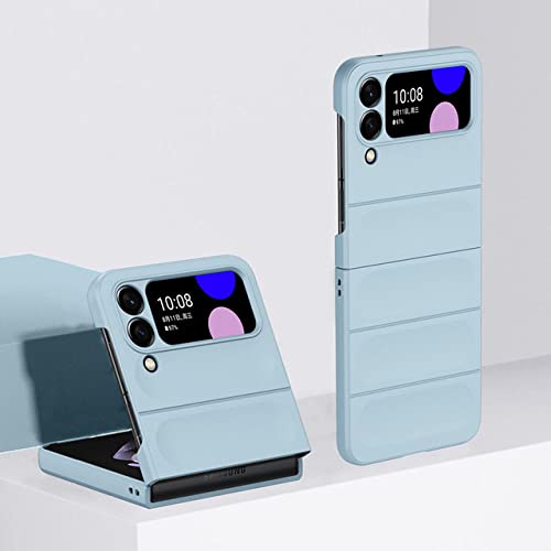 Coque Samsung Galaxy Z Flip4 anti-trace et anti-chute fine bleu ciel