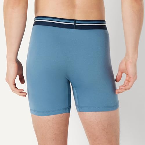 Image of Amazon Essentials Men's Breathable Cotton Boxer Briefs, Tag-Free, Pack of 5