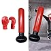 Menolana Inflatable Boxing Bag Boxing Equipment Stable Multipurpose Sandbag Boxing Toy for Kids Inflatable Punching Toy for Kickboxing, Red