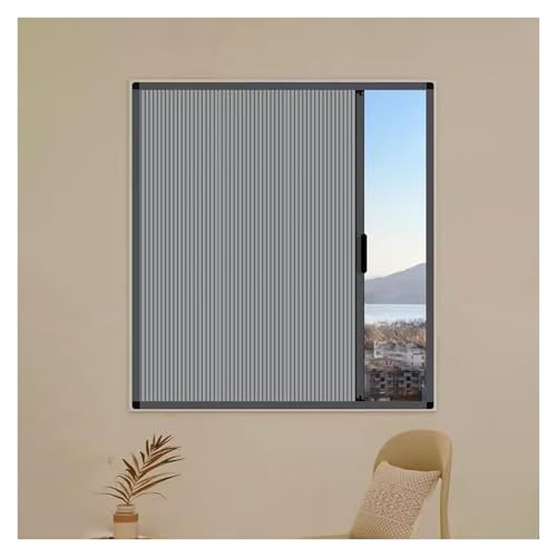 アコーディオン 室内小窓折りたたみドアカーテン、80 90 100 110 120 130 140 150 Hコンサーティーナドア、省スペース設計、防水防寒アコーディオンドア、完全遮光(120x110cm)