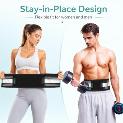 Image of Sciatica Pain Relief Belt for Men and Women, Sacroiliac Si Joint Hip Belt for Back Pain, Pelvic Support Belt, Cotton Umbilical Hernia Support Brace