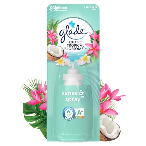 Glade Sense & Spray Recharge Diffuseur à Détection de Mouvement - Infusé Aux Huiles Essentielles...