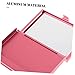 Angoily Business Card Holder Mirror Women's Id Card Case Fashionable Organizer