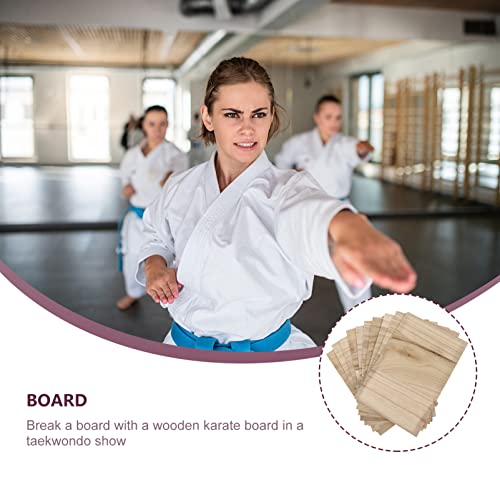 Veemoon Breaking Boards 10Pcs Wood Breakable Board, Professional Taekwondo Practicing Board For Kids Adults Training Equipment& School Gym Taekwondo Project Karate #TOP6