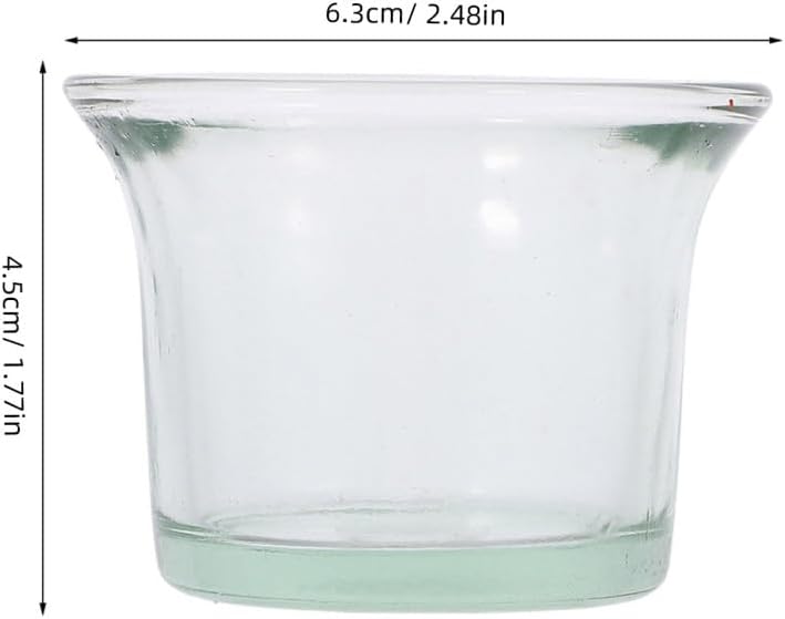 Abaodam 2Pcs Glass Replacement Feeder Cups for Hummingbird Wild Bird Feeders Durable Outdoor Accessories for Garden Balcony Weather Resistant Easy to Clean