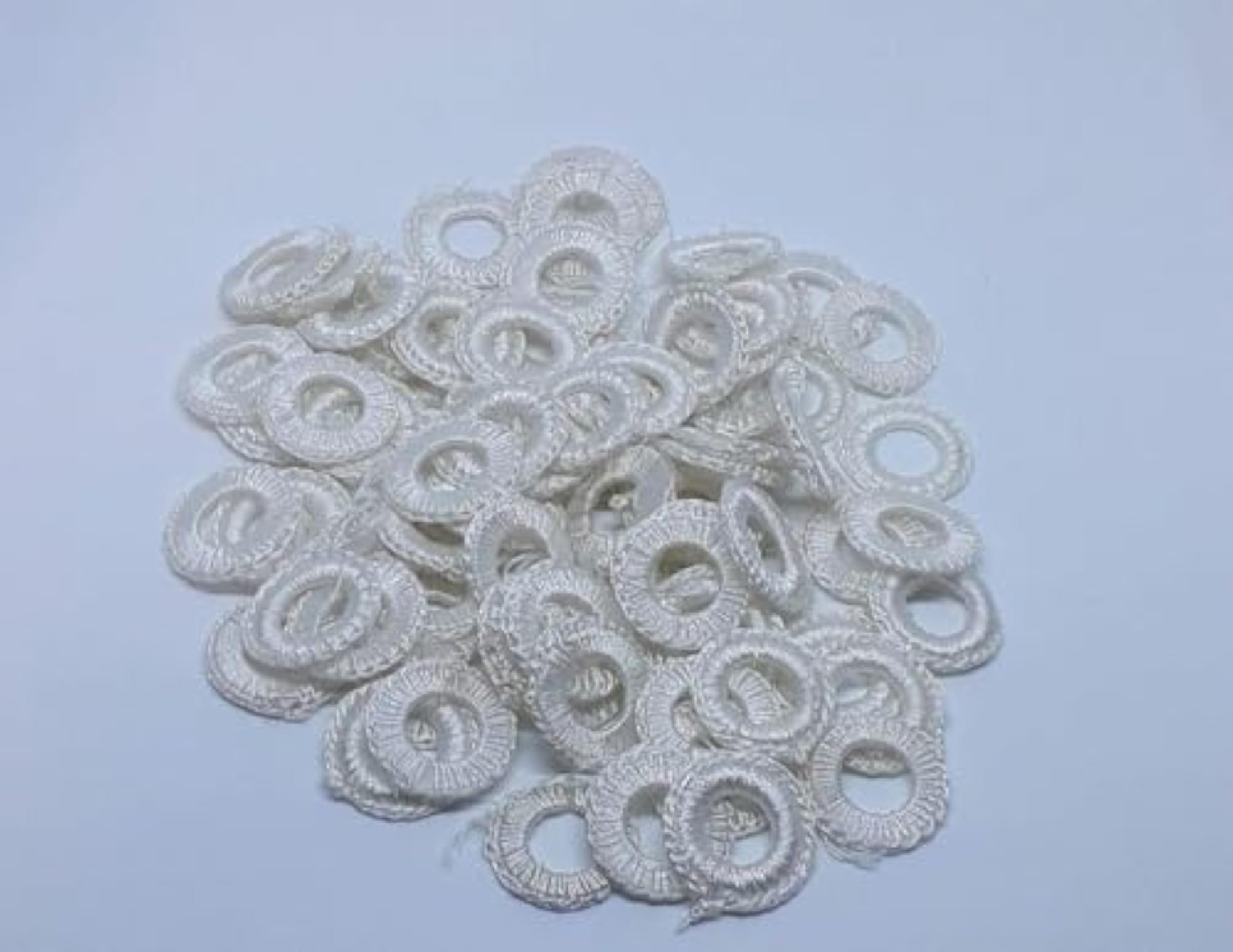 Designer Small Round Shape 50PC Copper Colour Mirror Frames for Embroidery Works