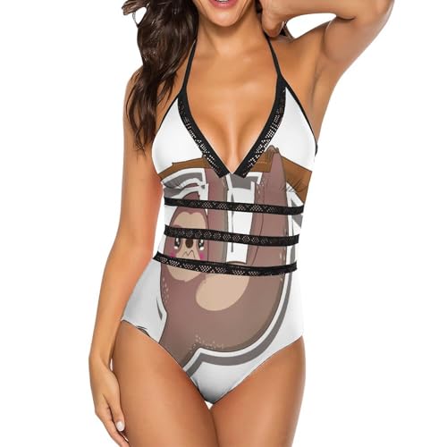 Monokini paresseux drôle pour femme idéal pour vos journées détente à la plage et piscine