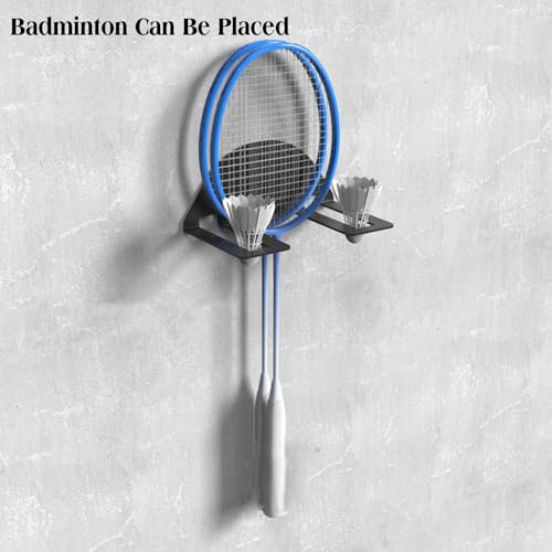 Soporte Montado en Pared para Raquetas de Bádminton y Tenis miniatura 4