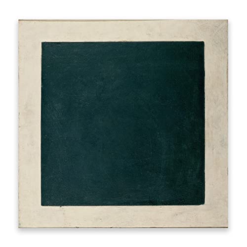 Toile abstraite Kazimir Severinovich cadre noir pour habiller un mur