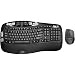 Logitech - MK570 Comfort Wave Wireless Keyboard and Optical Mouse (Renewed)