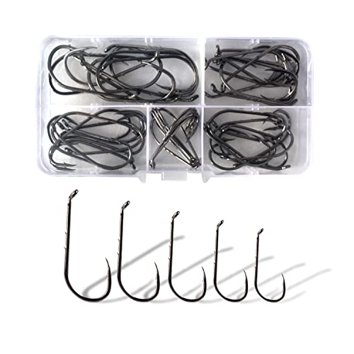 Dingbear 50PCS Trucha besugo Anzuelo anzuelos de Pesca