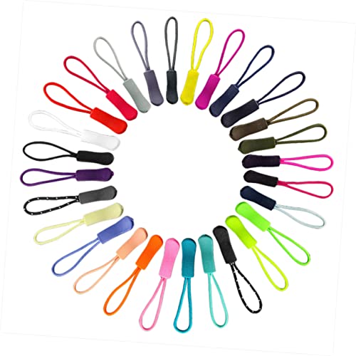 HOMSFOU Zipper Pull Head Set 120pcs Pull Rope for Clothing Easy to Use for Backpacks Travel
